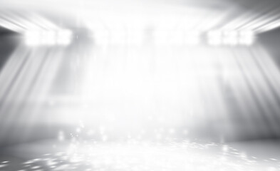 soft gray studio room background, grey floor backdrop with spotlight 