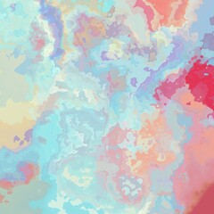 Fototapeta na wymiar abstract pattern texture background watercolor splotch liquid effect - unicorn full color rainbow spectrum