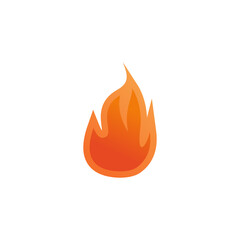 Fire logo icon with unique style Premium Vector
