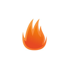 Fire logo icon with unique style Premium Vector