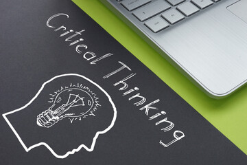 Critical Thinking is shown on the business photo using the text