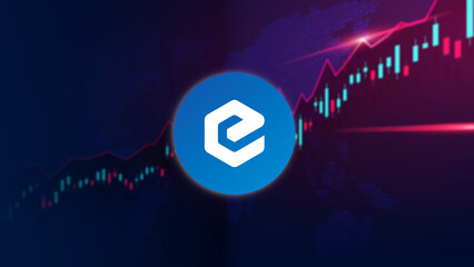 eCash XEC Cryptocurrency. XEC coin growth chart on the exchange, chart