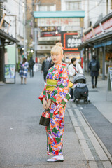 Fototapeta premium 着物女性