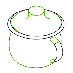 Pot with lid
