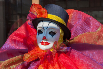 Masken beim Karneval, Venedig - obrazy, fototapety, plakaty