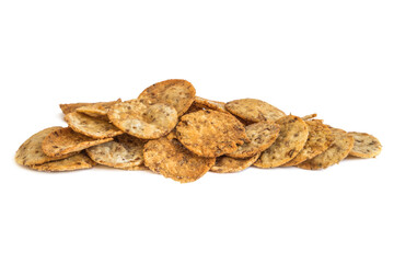 Nachos Beer Grain Crisps isolated