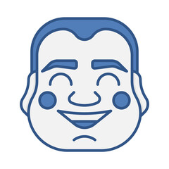 chinese smile mask
