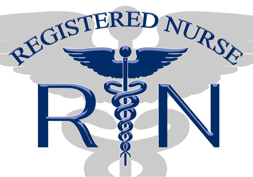 Registered Nurse Graphic Emblem C is an illustration of a registered nurse design. Includes a caduceus medical symbol and RN text. Great for t-shirt designs, embroidery designs or promotional material