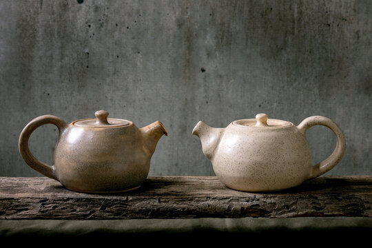 Craft handmade ceramic teapots kettle for tea ceremony