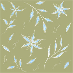 Pattern with flora
