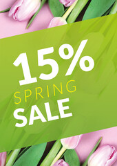 15% Spring sale
