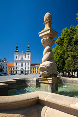 Fototapeta premium Uherske Hradiste old town, Southern Moravia, Czech Republic