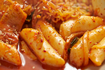 Spicy Stir fried Rice Cake