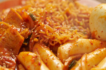 Spicy Stir fried Rice Cake