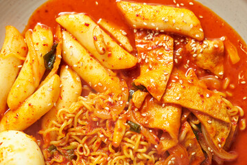 Spicy Stir fried Rice Cake