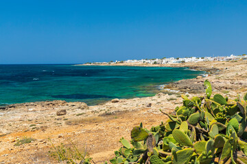 Beach near Gallipoli, Lecce, Apulia, Italy