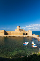 Castle in Isola di Capo Rizzuto, Province of Crotone, Calabria, Italy