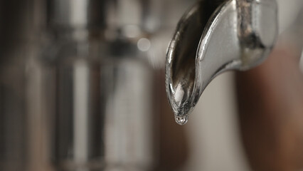 rinse coffee machine with single spout portafilter