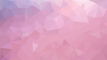 vector abstract irregular polygon background - triangle low poly pattern - pacific pink violet color