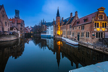 Naklejka premium The city of Bruges, Belgium