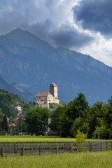Fototapeta premium Sargans Castle, Canton of St. Gallen, Switzerland