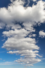 blue sky with clouds as background