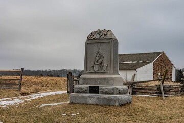 Monument to the 150th Pennsylvania Infantry  Regiment, Gettysburg National Military Park, Pennsylvania, USA