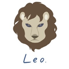 12星座_イラスト_しし座