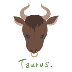 12星座_イラスト_おうし座
