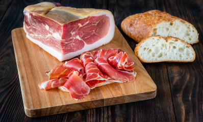 Prosciutto ham