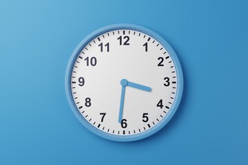 03:31am 03:31pm 03:31h 03:31 15h 15 15:31 am pm countdown - High resolution analog wall clock...
