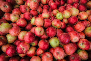 red apples background