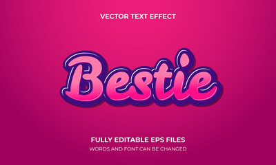 Editable 3D Text Effect Template With Candy Style
