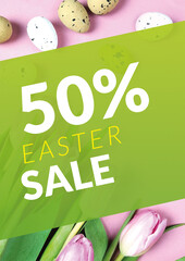 Easter sale 50% - obrazy, fototapety, plakaty