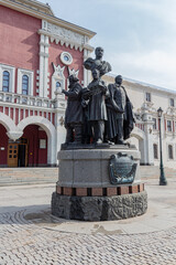 A monument to Founders of Russian Railways