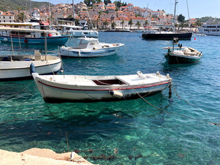 Fototapeta premium boats in the harbor