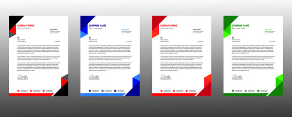 Corporate Business letterhead template .eps