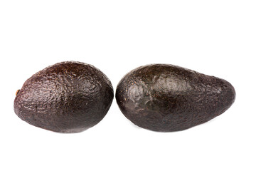 Avocado isolated on white background. Avocado close-up.