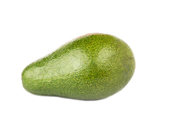 Avocado isolated on white background. Avocado close-up.