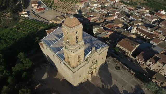 Corbera d'Ebre pueblo de la Comarca de la Terra Alta Tarragona, escenario de la Batalla de l'Ebre