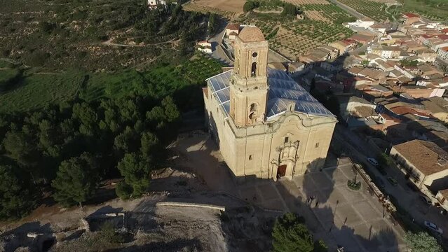 Corbera d'Ebre pueblo de la Comarca de la Terra Alta Tarragona, escenario de la Batalla de l'Ebre