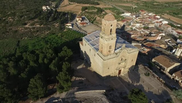 Corbera d'Ebre pueblo de la Comarca de la Terra Alta Tarragona, escenario de la Batalla de l'Ebre