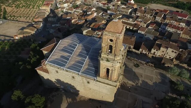 Corbera d'Ebre pueblo de la Comarca de la Terra Alta Tarragona, escenario de la Batalla de l'Ebre