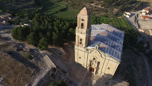 Corbera d'Ebre pueblo de la Comarca de la Terra Alta Tarragona, escenario de la Batalla de l'Ebre