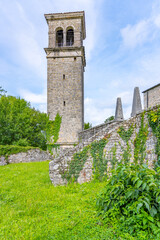 Belltower of St Peters Church on Ragogna Castle