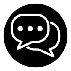 Message Flat Icon Isolated On White Background