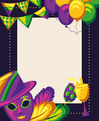 Mardi Gras masquerade style © djvstock