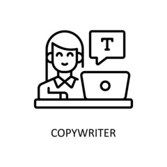 Copywriter Vector Outline icons for your digital or print projects.