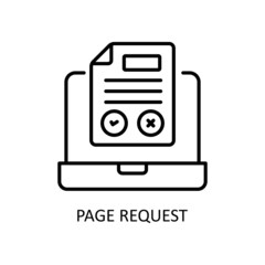 Page Request Vector Outline icons for your digital or print projects.