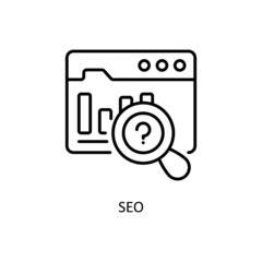 Seo Vector Outline icons for your digital or print projects.